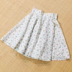 Vintage Handmade Circle Skirt Girl's sz 4-5 (XS)